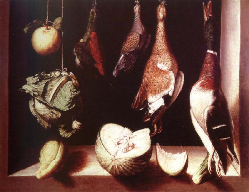 Juan Sanchez-Cotan still life with game fowl